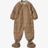 Wheat Outerwear Puffer Baby Dragt Nunu | Baby Snowsuit 4210 golden brown