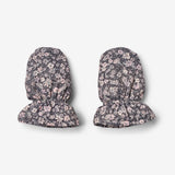 Wheat Outerwear Puffer Baby Luffer Muffu Accessories 9670 dark charcoal flowers