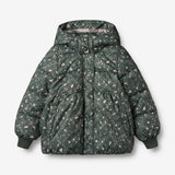 Wheat Outerwear Puffer Jakke Karla Jacket 9533 forest lake checked flowers