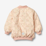 Wheat Outerwear Puffer Jakke Lotte Jacket 2115 rose checked flowers