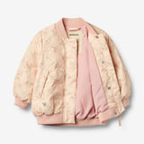 Wheat Outerwear Puffer Jakke Lotte Jacket 2115 rose checked flowers