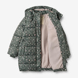 Wheat Outerwear Puffer Jakke Yrsa Jacket 9533 forest lake checked flowers