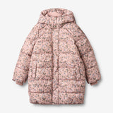 Wheat Outerwear Puffer Jakke Yrsa Jacket 9536 rose powder flowers