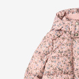 Wheat Outerwear Puffer Jakke Yrsa Jacket 9536 rose powder flowers