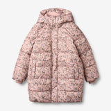 Wheat Outerwear Puffer Jakke Yrsa Jacket 9536 rose powder flowers