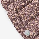 Wheat Outerwear Puffer Jakke Yrsa Jackets 3122 eggplant flowers