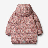 Wheat Outerwear Puffer Jakke Yrsa Jackets 9407 flowers in plenty