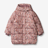 Wheat Outerwear Puffer Jakke Yrsa Jackets 9407 flowers in plenty