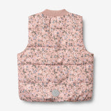 Wheat Outerwear Puffer Vest Lakas Jacket 9536 rose powder flowers