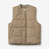 Wheat Outerwear Puffer Vest Lakas Jacket 0099 grey stone