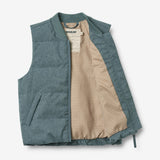 Wheat Outerwear Puffervest Andre Jacket 0229 navy melange