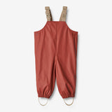 Wheat Outerwear Regnsæt Charlie m. Seler | Baby Rainwear 2072 red