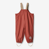 Wheat Outerwear Regnsæt Charlie m. Seler | Baby Rainwear 2072 red