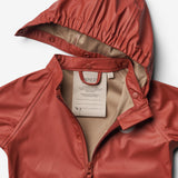 Wheat Outerwear Regnsæt Charlie m. Seler | Baby Rainwear 2072 red