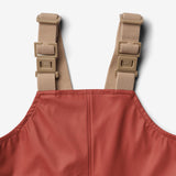 Wheat Outerwear Regnsæt Charlie m. Seler | Baby Rainwear 2072 red