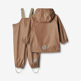 Wheat Outerwear Regnsæt Charlie m. Seler | Baby Rainwear 2121 berry dust