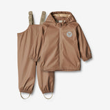 Wheat Outerwear Regnsæt Charlie m. Seler | Baby Rainwear 2121 berry dust