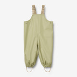 Wheat Outerwear Regnbukser Charlo m. Seler Trousers 1145 green tea