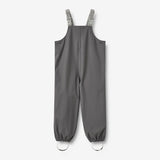 Wheat Outerwear Regnbukser Charlo m. Seler Trousers 9619 dark charcoal