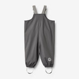 Wheat Outerwear Regnbukser Charlo m. Seler Trousers 9619 dark charcoal