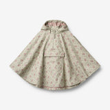 Wheat Outerwear Regnponcho Drops Jacket 9539 slightly green flowers