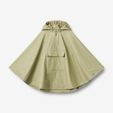 Wheat Outerwear Regnponcho Drops Jacket 1145 green tea