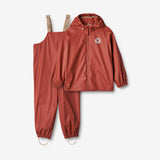 Wheat Outerwear Regnsæt Charlie m. Seler Rainwear 2072 red