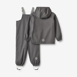 Wheat Outerwear Regnsæt Charlie m. Seler Set 9619 dark charcoal