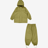 Wheat Outerwear Regnsæt Ola u. Seler Rainwear 4121 heather green
