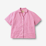 Wheat Main Kortærmet Skjorte Vilma Shirt 9651 pink stripe