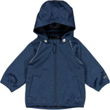 Wheat Outerwear Softshell Jakke Eddie Softshell 1076 blue melange
