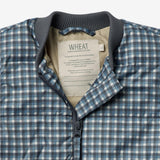 Wheat Outerwear Sommer Puffervest Andre Jackets 1306 blue check