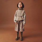 Wheat Outerwear Strik Halsedisse Softo Accessories 9556 grey camel melange