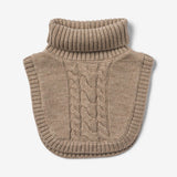 Wheat Outerwear Strik Halsedisse Softo Accessories 9556 grey camel melange
