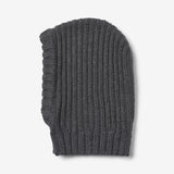 Wheat Outerwear Strikket Elefanthue Woolao Accessories 0064 charcoal melange