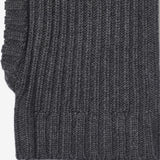 Wheat Outerwear Strikket Elefanthue Woolao Accessories 0064 charcoal melange