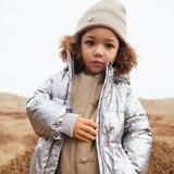 Wheat Outerwear Strikket Hue Omalas Accessories 9556 grey camel melange
