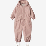 Wheat Outerwear Termo Regndragt Aiko | Baby Rainwear 2401 powder rose flowers