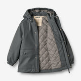 Wheat Outerwear Termo Regnjakke Aju Jacket 1292 greyblue