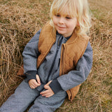 Wheat Outerwear Termobukser Alex Trousers 1073 ink stripe