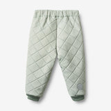 Wheat Outerwear Termobukser Alex Trousers 4142 green stripe
