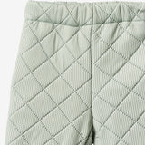 Wheat Outerwear Termobukser Alex Trousers 4142 green stripe