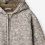 Wheat Outerwear Termodragt Cuddle Outdoor Suit 9673 grey stone flowers