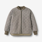 Wheat Outerwear Termojakke Benni Jacket 9622 brown stripe