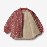 Wheat Outerwear Termojakke Benni | Baby Thermo 2077 red flowers