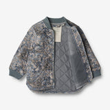 Wheat Outerwear Termojakke Loui | Baby Thermo 1112 rainy blue clouds