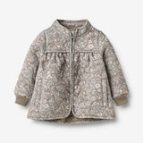 Wheat Outerwear Termojakke Thilde Jacket 9673 grey stone flowers