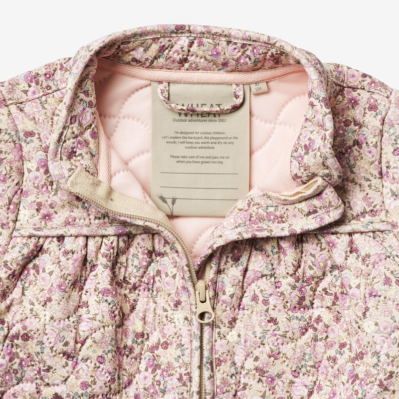 Wheat Outerwear   Termojakke Thilde Thermo 9014 clam multi flowers