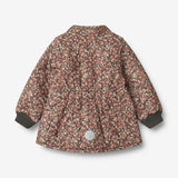 Wheat Outerwear Termojakke Thilde | Baby Thermo 1186 raven wild flowers