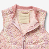 Wheat Outerwear Termovest Ede Vest 9518 lilac flower rainbow